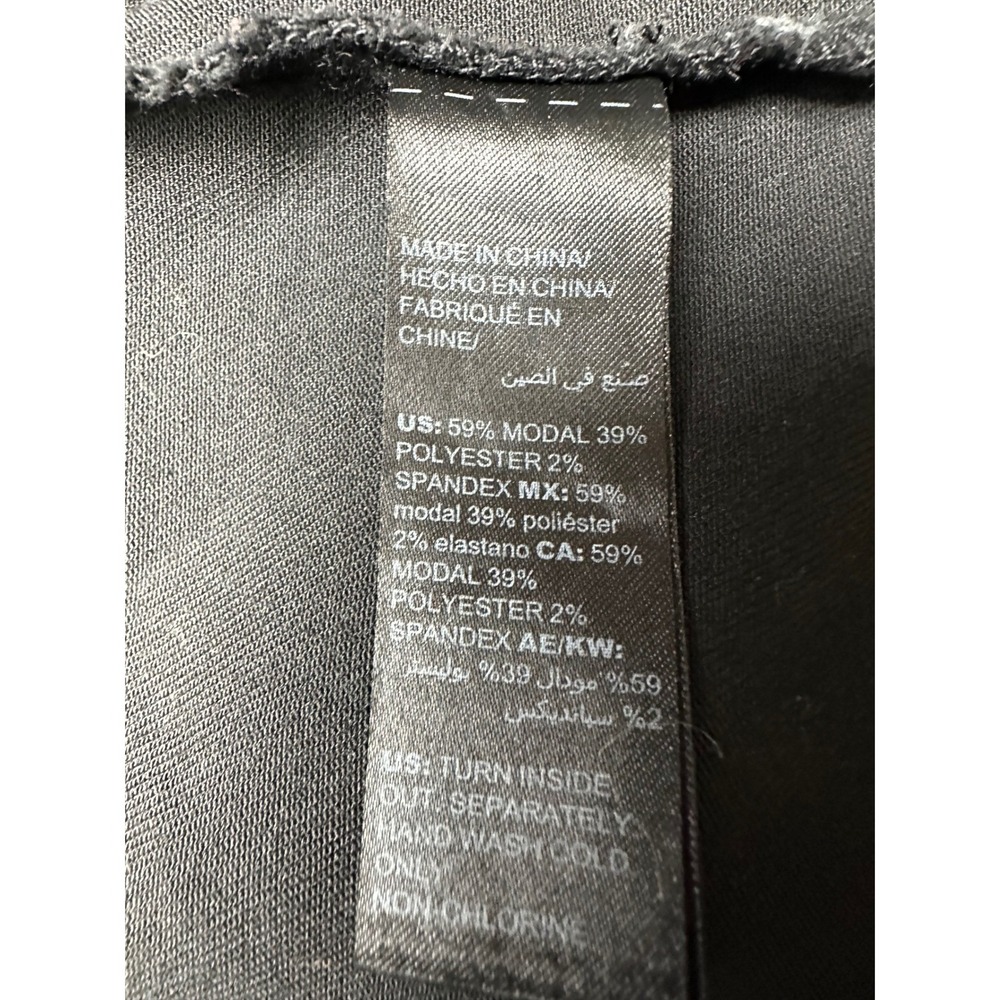 White House Black Market Womens Coated Metallic Denim Jacket Black Size 6 - Picture 6 of 11